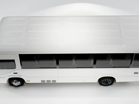 Toyota Coaster 3D Model