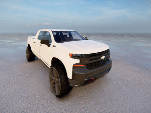 Chevrolet Silverado Trail Boss 2021 3D Model