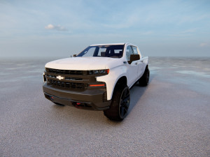 Chevrolet Silverado Trail Boss 2021 Modelo 3D