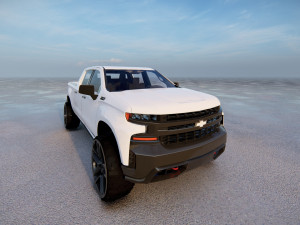 Chevrolet Silverado Trail Boss 2021 Modelo 3D