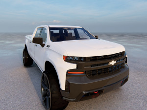 Chevrolet Silverado Trail Boss 2021 Modelo 3D
