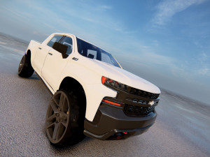 Chevrolet Silverado Trail Boss 2021 Modelo 3D