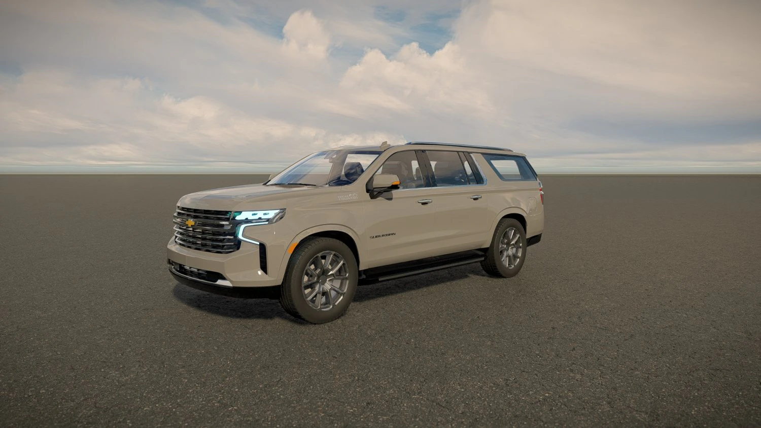 Chevrolet Suburban 2022 3D Model .c4d .max .obj .3ds .fbx .stl .blend