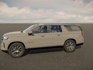 Chevrolet Suburban 2022 3D Model