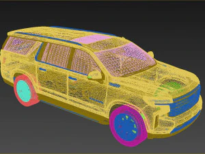 Chevrolet Suburban 2022 3D Model