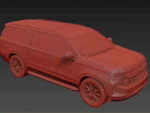 Chevrolet Suburban 2022 3D Model