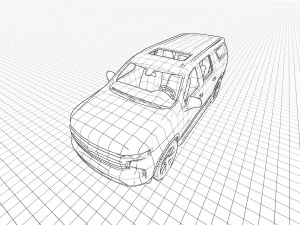 Chevrolet Suburban 2022 3D Model