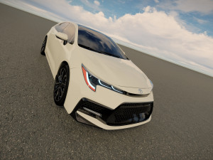 Toyota Corolla XSE US-spec sedan 2022 Modelo 3D
