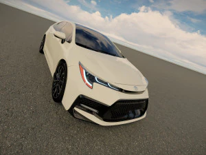 Toyota Corolla XSE sed&atilde; de especifica&ccedil;&atilde;o dos EUA 2022 Modelo 3D