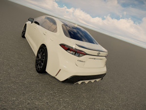 Toyota Corolla XSE US-spec sedan 2022 Model 3D
