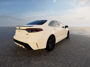 Toyota Corolla XSE US-spec sedan 2022 Model 3D