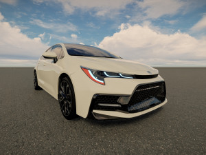 Toyota Corolla XSE US-spec sedan 2022 Model 3D
