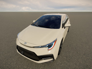 Toyota Corolla XSE US-spec sedan 2022 Model 3D