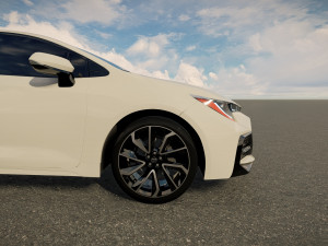 Toyota Corolla XSE US-spec sedan 2022 Model 3D