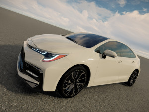 Toyota Corolla XSE US-spec sedan 2022 Model 3D