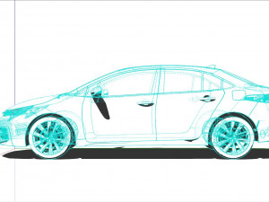 Toyota Corolla XSE US-spec sedan 2022 Model 3D