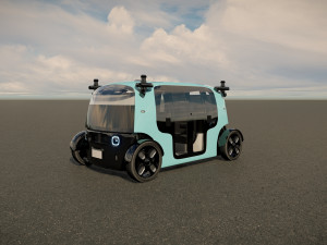 Zoox Smart Taxi 3D Model