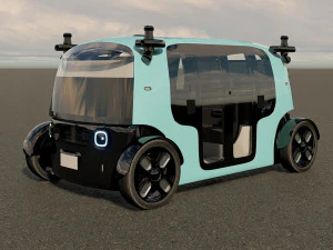 Zoox Smart Taxi 3D Model
