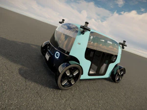 Zoox Smart Taxi 3D Model