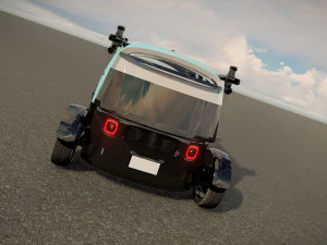 Zoox Smart Taxi 3D Model