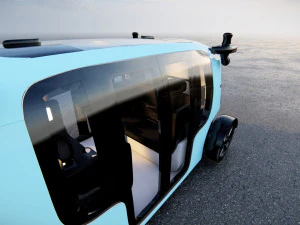Zoox Smart Taxi 3D Model
