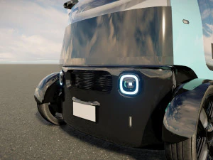 Zoox Smart Taxi 3D Model