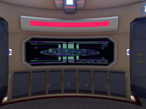 Sci-Fi Futuristic Interior 3D Model