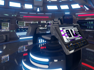 Sci-Fi Futuristic Interior 3D Model