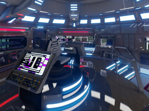 Sci-Fi Futuristic Interior 3D Model