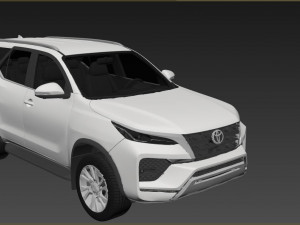 Toyota Fortuner 2022 3D Model