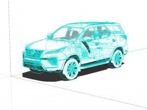 Toyota Fortuner 2022 3D Model