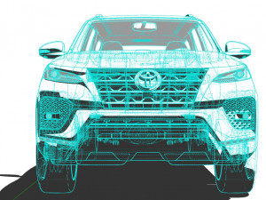 Toyota Fortuner 2022 3D Model