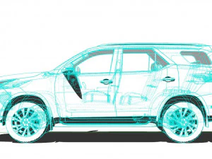 Toyota Fortuner 2022 3D Model