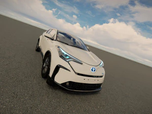 Toyota CH R EV 2022 3D Model