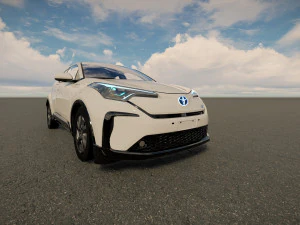Toyota CH R EV 2022 3D Model