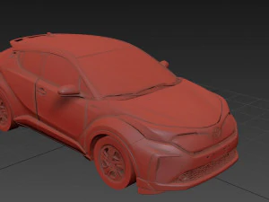 Toyota CH R EV 2022 3D Model