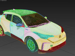 Toyota CH R EV 2022 3D Model