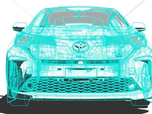 Toyota CH R EV 2022 3D Model