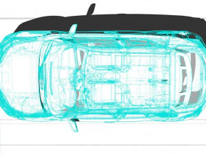 Toyota CH R EV 2022 3D Model