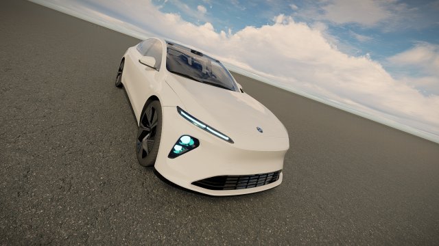 Nio Et7 2023 Model 3D .c4d .max .obj .3ds .fbx .stl .blend 