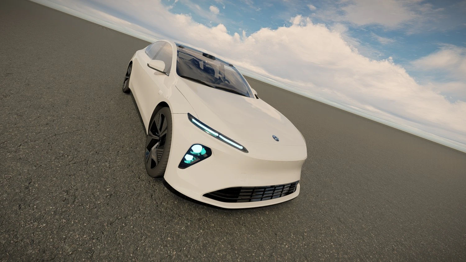 Nio Et7 2023 3D Model .c4d .max .obj .3ds .fbx .stl .blend 