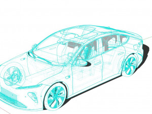 Nio Et7 2023 Model 3D