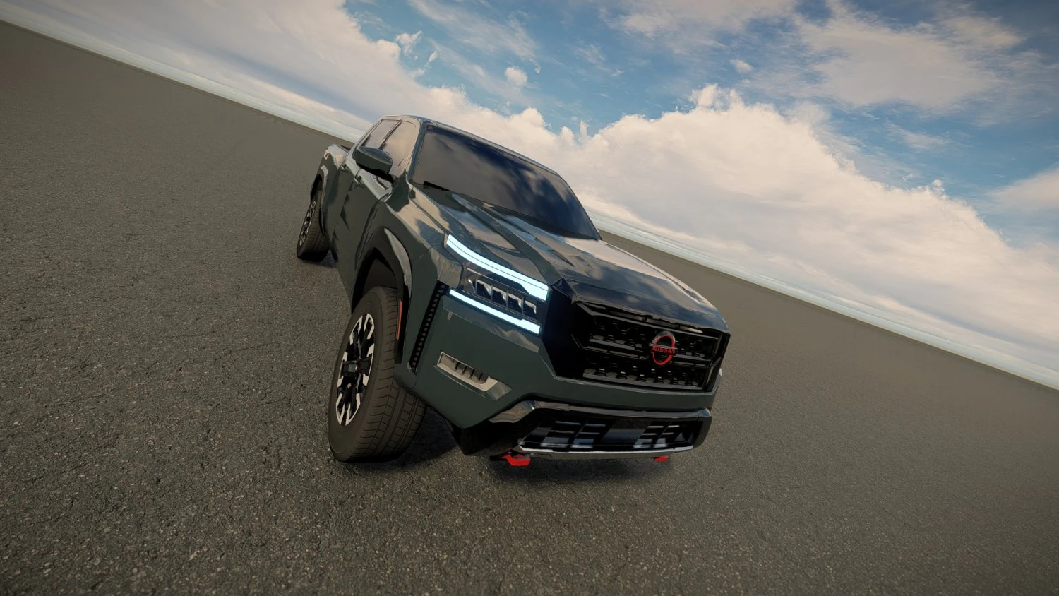 Nissan Frontier 2022 3D Model .c4d .max .obj .3ds .fbx .stl .blend 