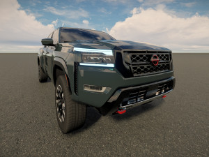 Nissan Frontier 2022 Modelo 3D