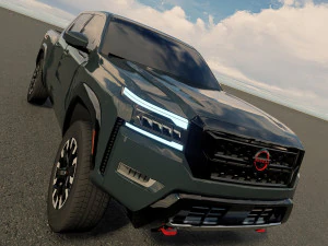 Nissan Frontier 2022 3D Model