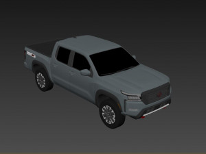 Nissan Frontier 2022 Modelo 3D