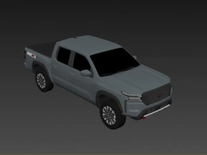 Nissan Frontier 2022 3D Model