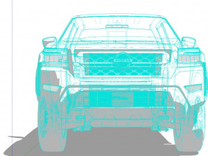 Nissan Frontier 2022 Modelo 3D