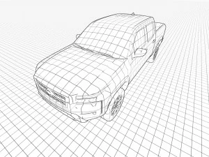 Nissan Frontier 2022 3D Model