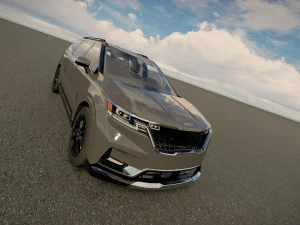 Kia Carnival 2022 3D Model